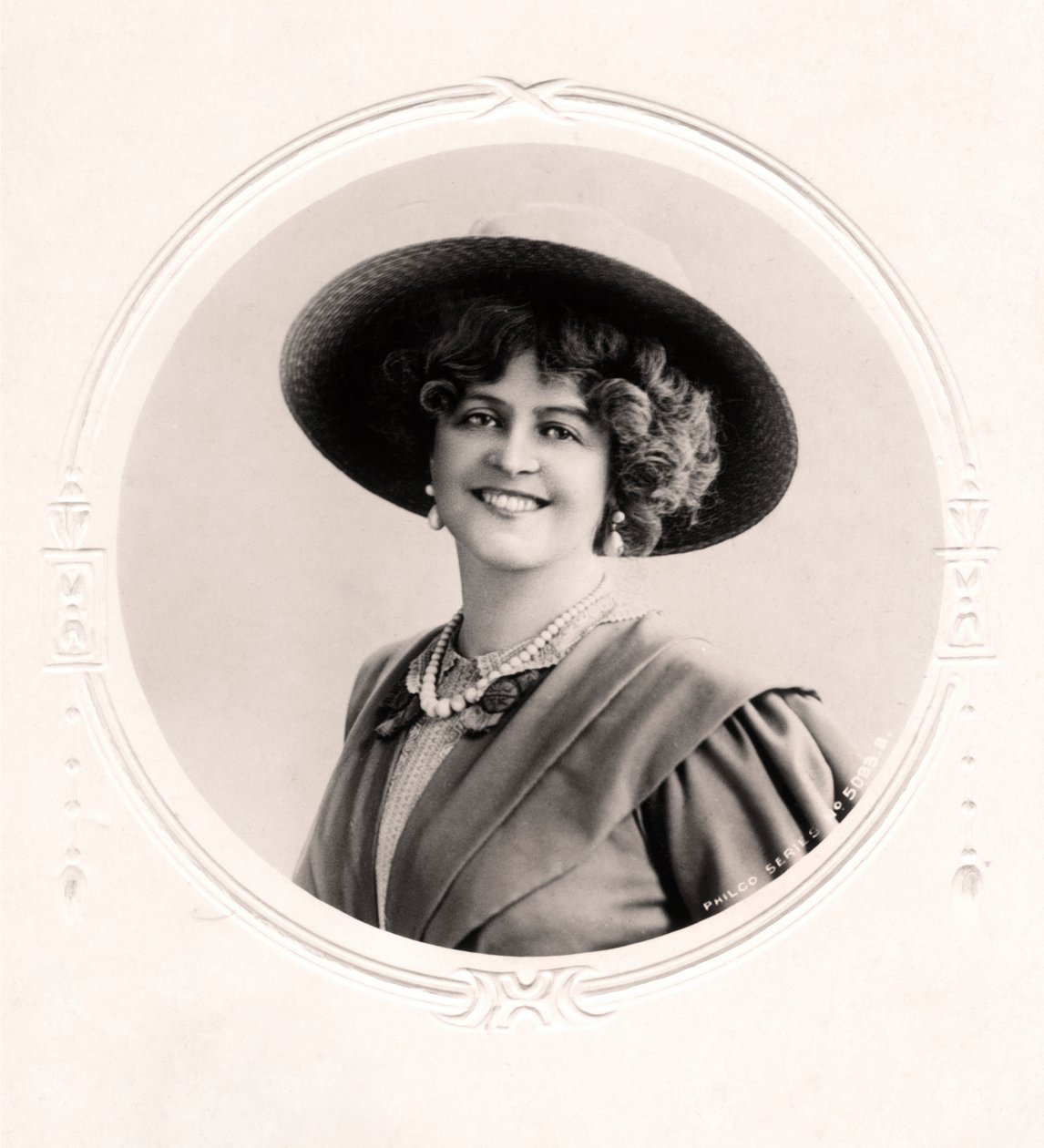玛丽·斯图霍尔姆（Marie Studholme）1875-1930，英国女演员，1909年 作者 不明