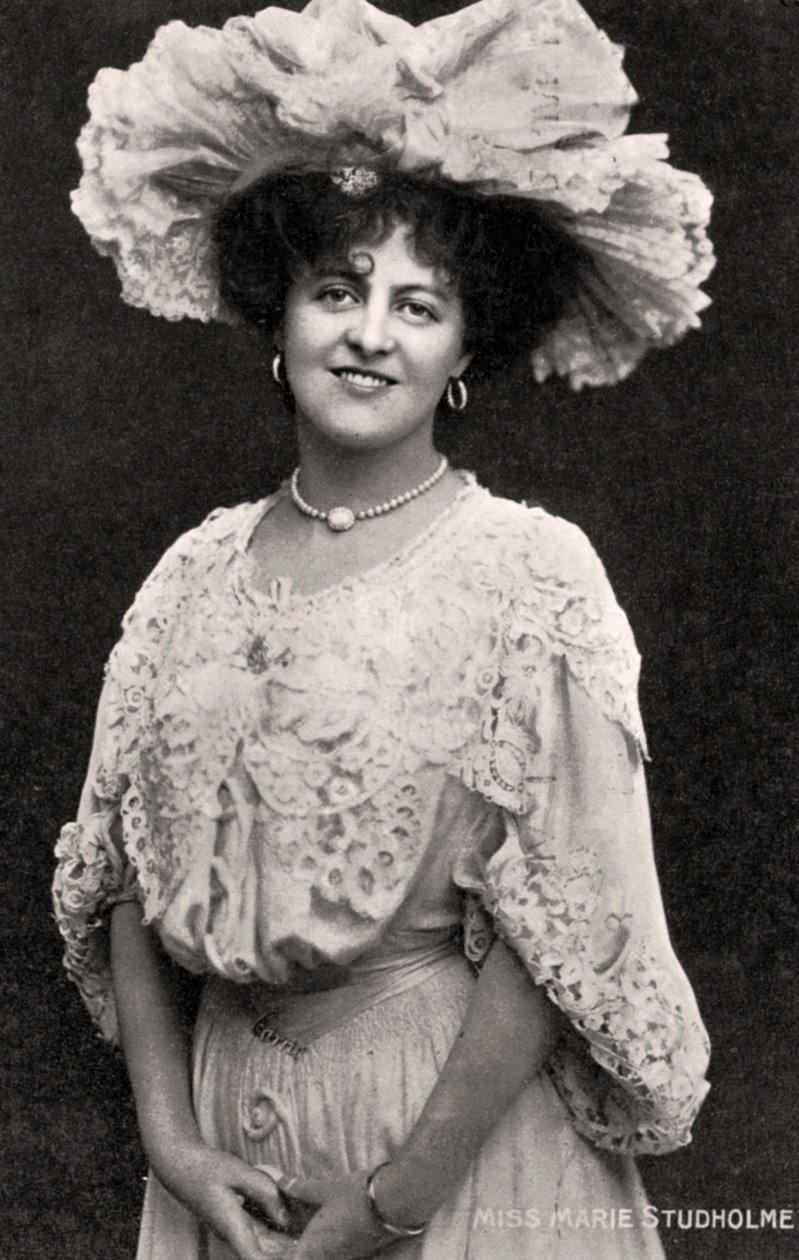 玛丽·斯图霍尔姆（Marie Studholme）1875-1930，英国女演员，二十世纪 作者 不明