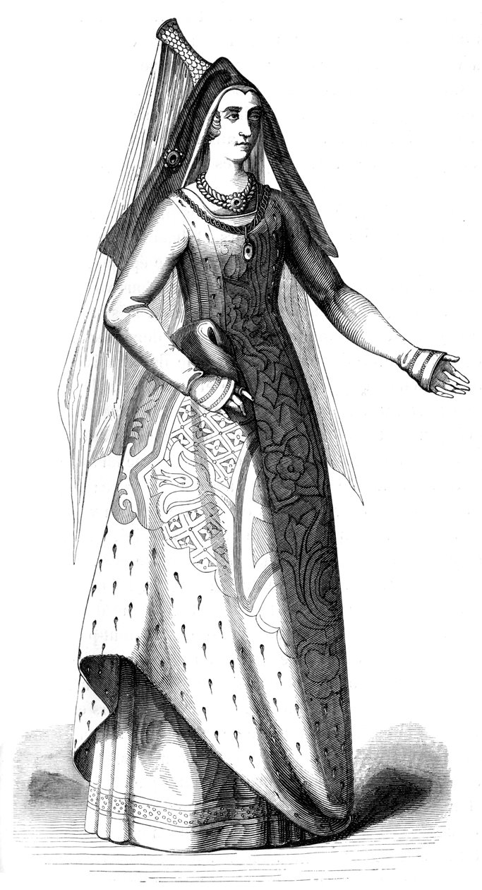 玛丽·德·勃艮第（Marie de Bourgogne），查尔斯·勒·特梅雷尔（Charles le Temeraire）的女儿，16世纪1849年 作者 不明