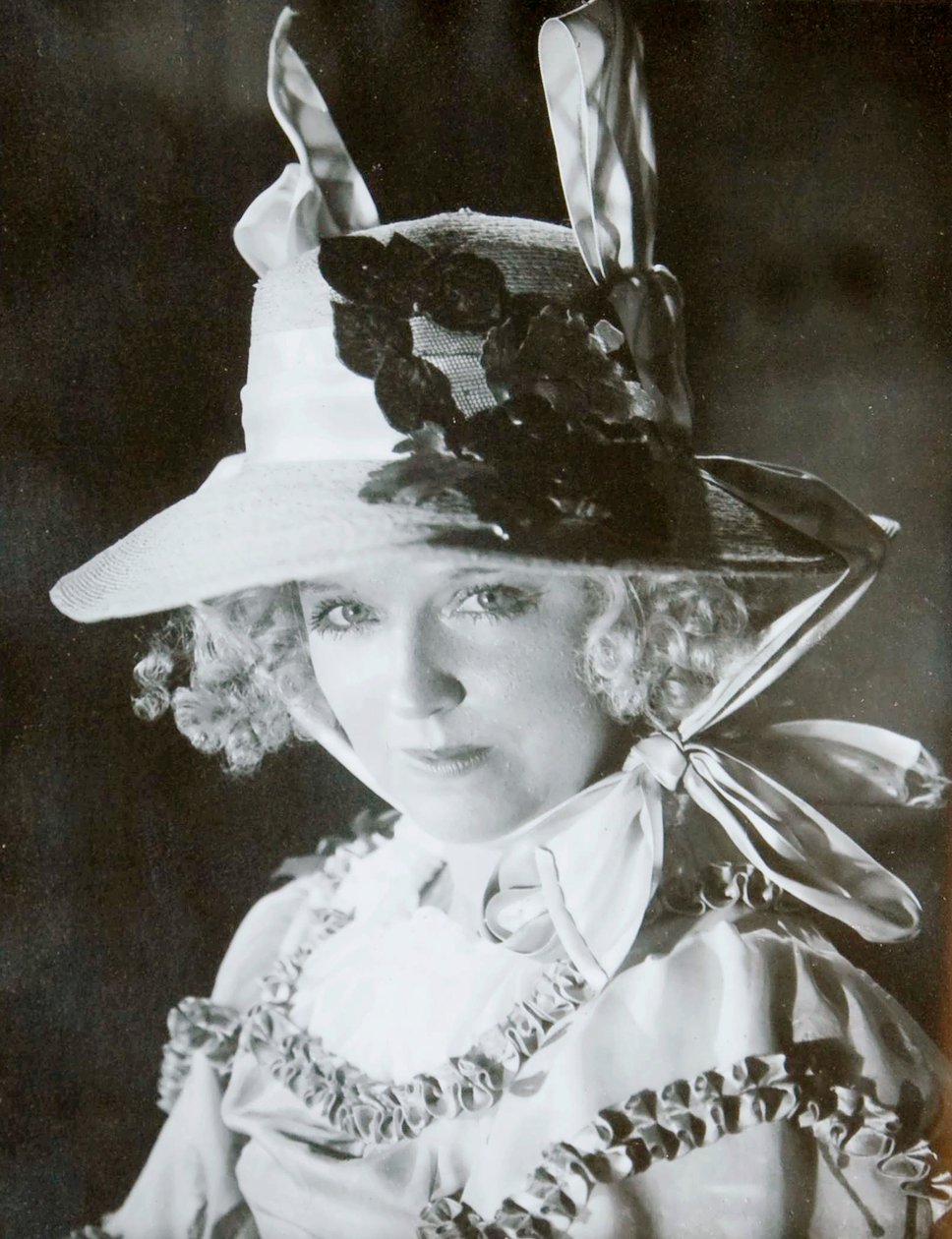 玛丽亚·巴巴诺娃（Mariya Babanova），俄罗斯女演员，1923年 作者 不明