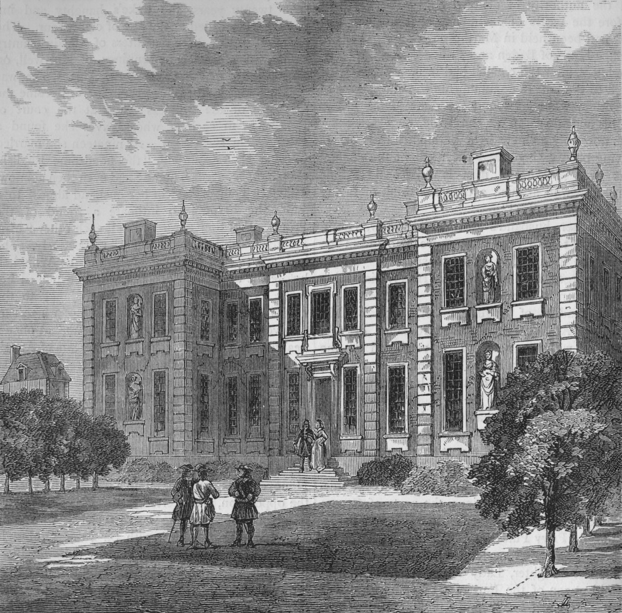 伦敦西敏寺Marlborough House，建于1878年左右 作者 不明