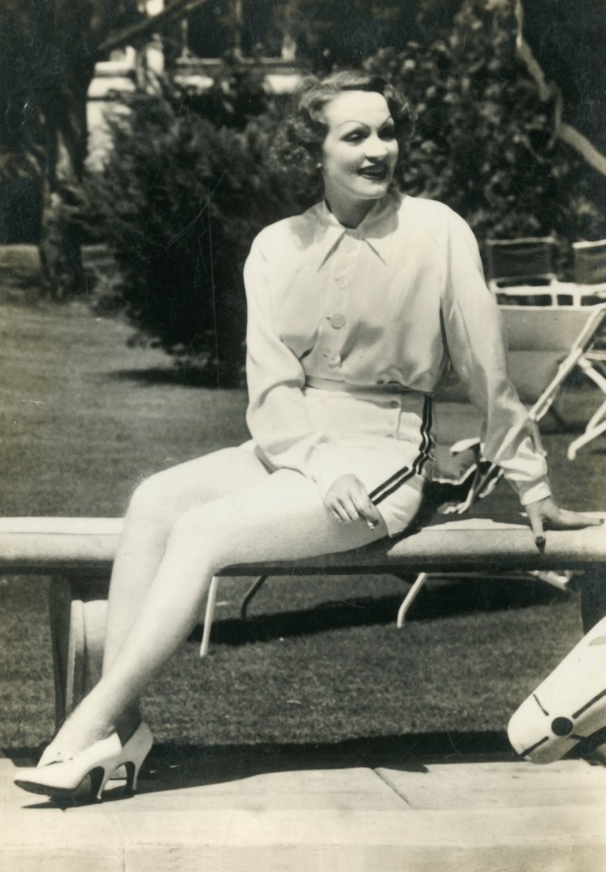 玛琳·迪特里希（Marlene Dietrich），1938年。 作者 不明
