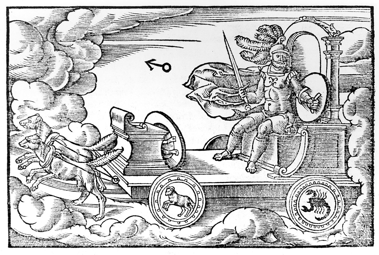 火星，罗马战争之神，1569年 作者 不明