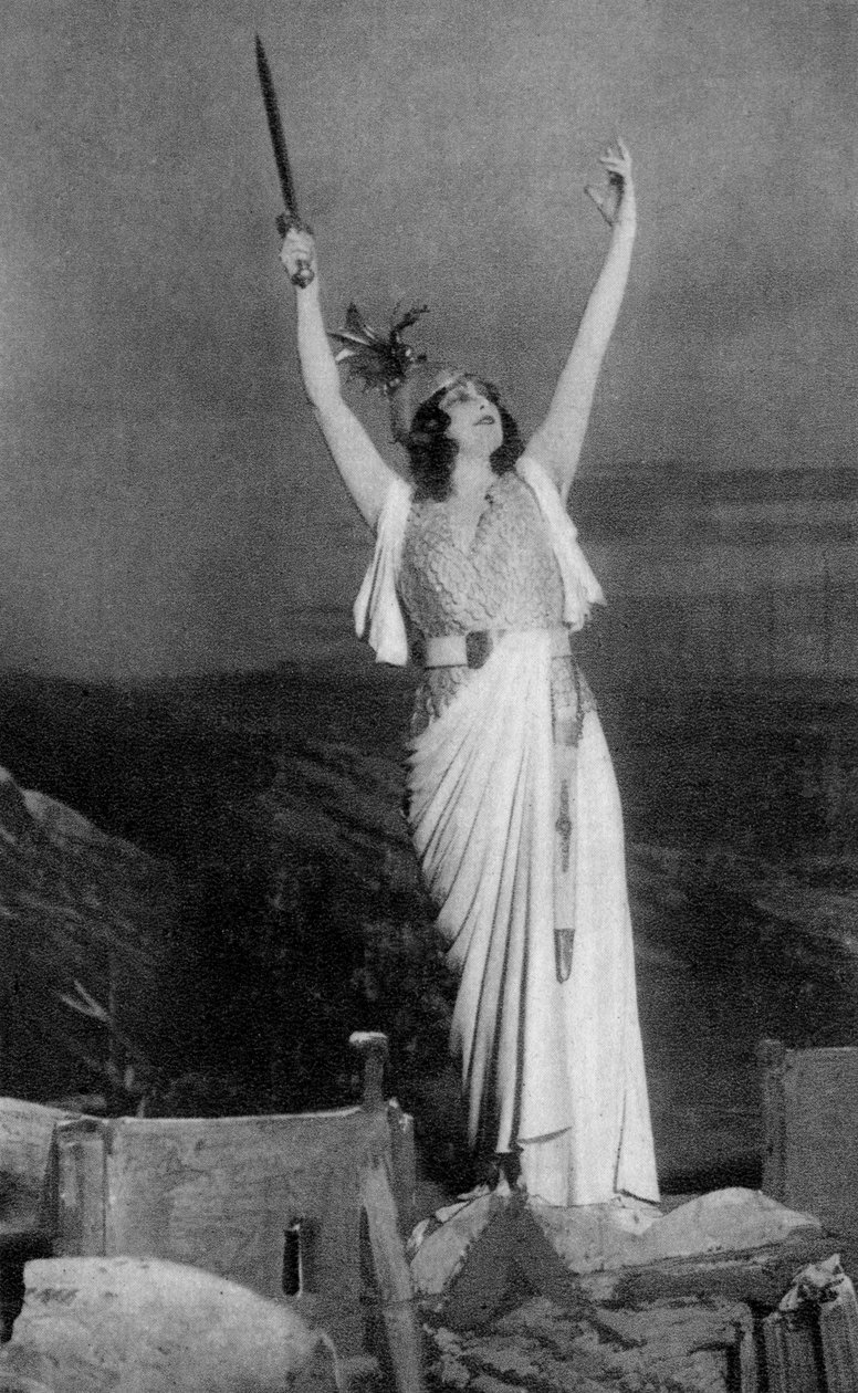 Marthe Chenal，法国女高音，1918年 作者 不明