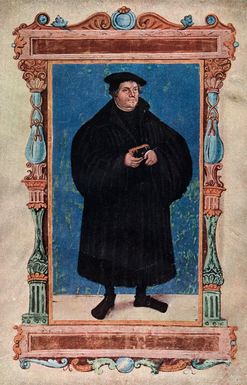 马丁·路德（Martin Luther），德国神学家和奥古斯丁和尚，十九世纪 作者 不明