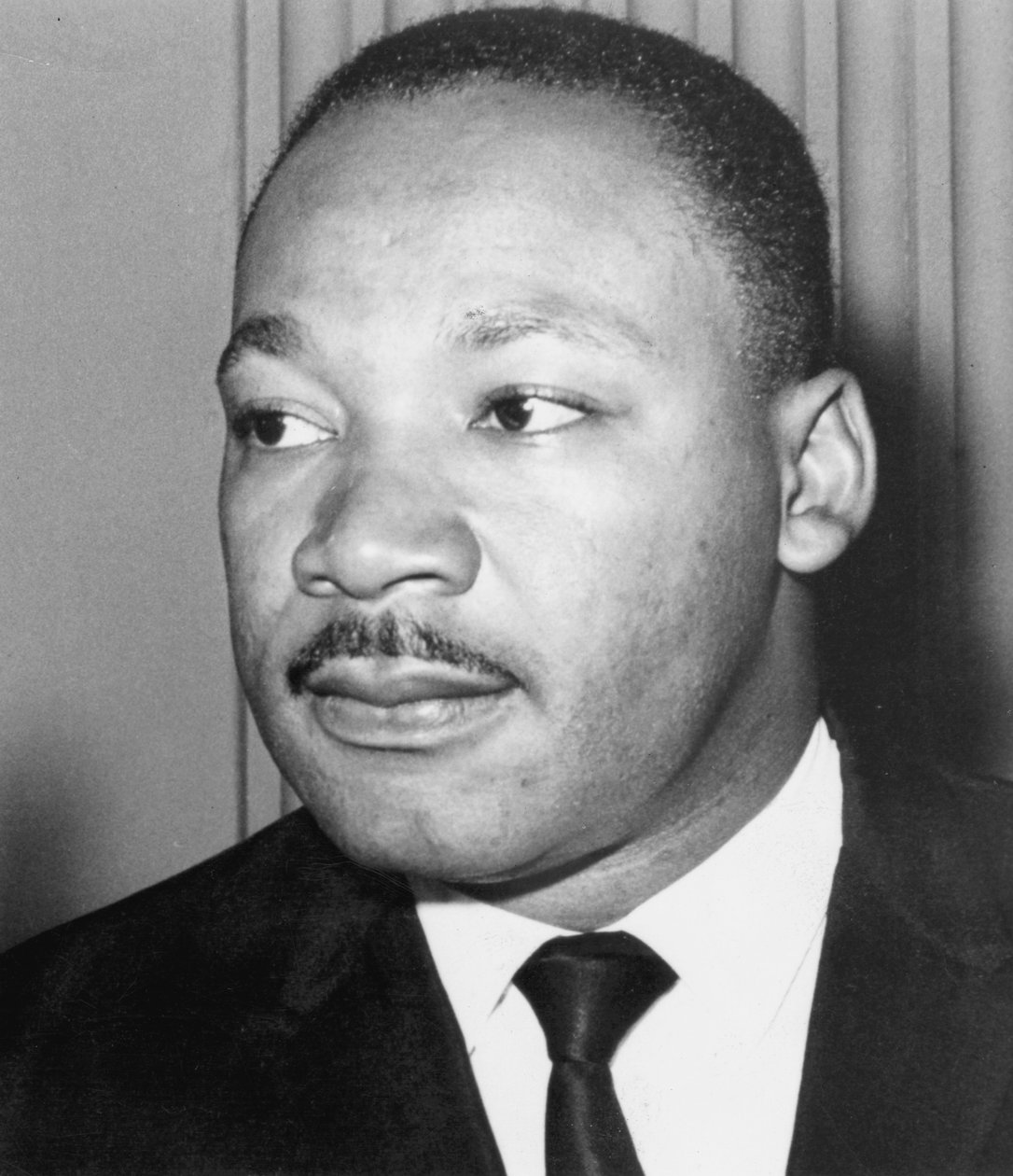马丁·路德·金·金恩（Martin Luther King Jnr），美国黑人民权运动人士，c1968年 作者 不明