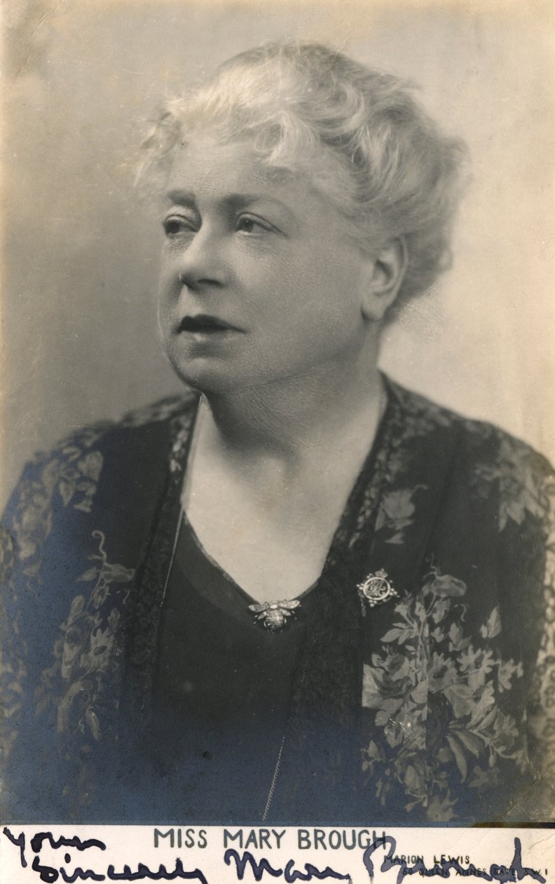 玛丽·布鲁（Mary Brough）1863-1834年，英国女演员，二十世纪 作者 不明