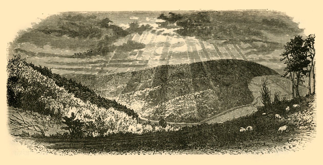 玛丽·诺尔山谷（Mary Knoll Valley），1898年。 作者 不明