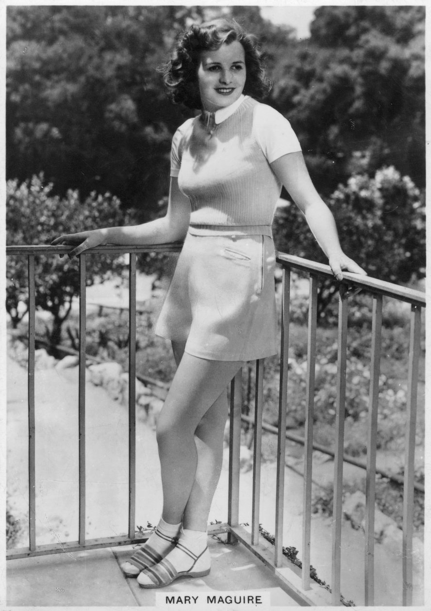 玛丽·马奎尔（Mary Maguire），澳大利亚女演员，c1936-c1939 作者 不明