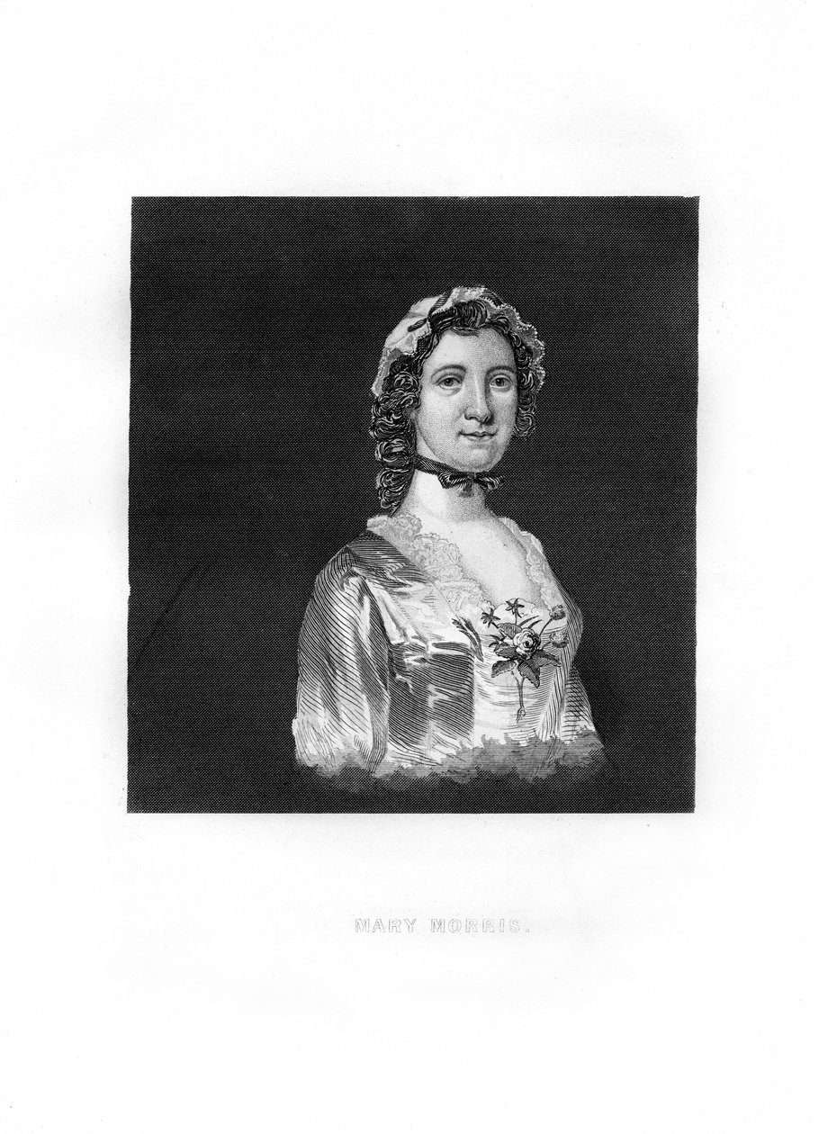玛丽·莫里斯（Mary Morris），1872年 作者 不明
