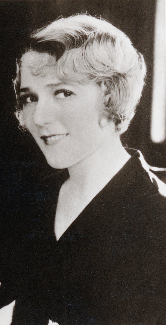 玛丽·皮克福德（Mary Pickford）和妮·格拉迪斯（Mary Smith），1893年至1979年，加拿大裔美国女演员，摄于1929年 作者 不明
