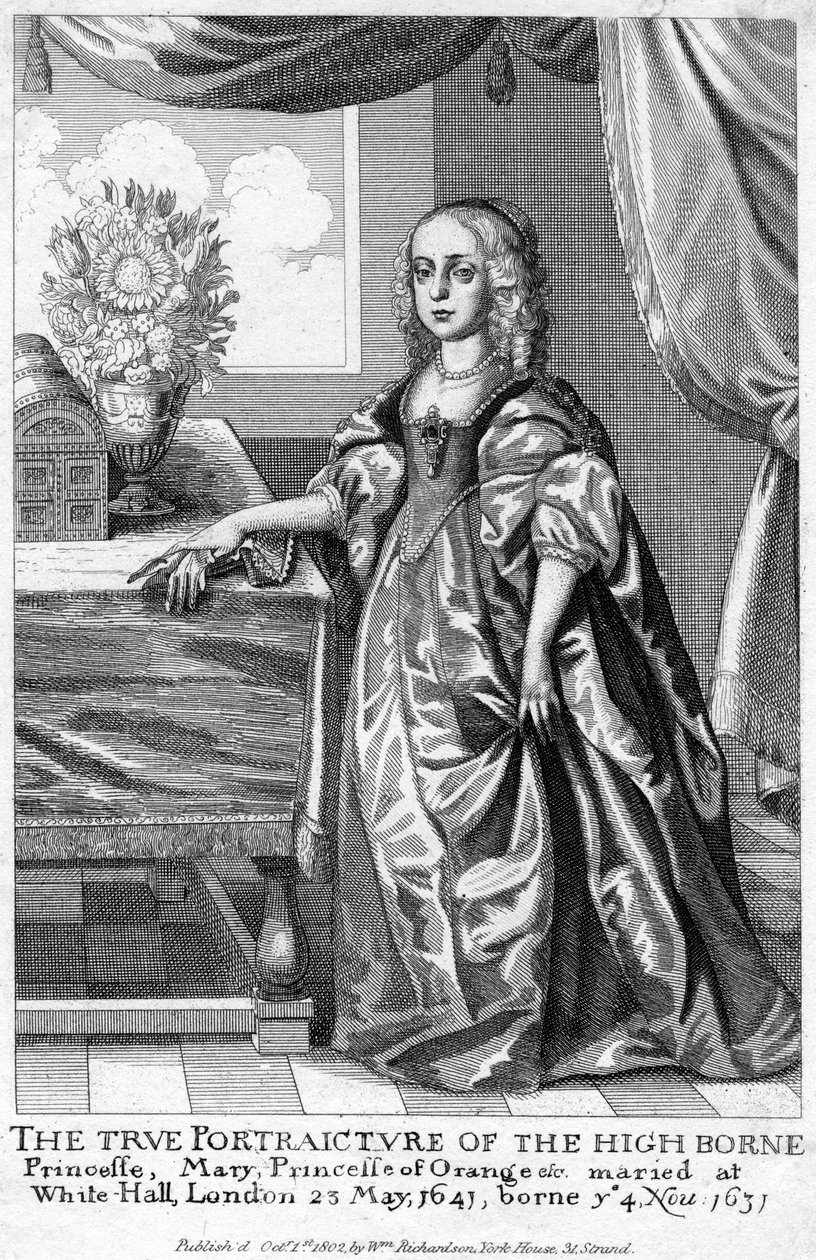 玛丽，奥兰治公主，查理一世的女儿，1802年 作者 不明