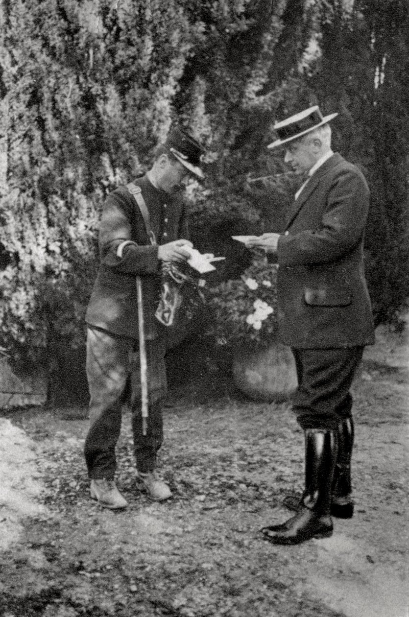 莫里斯·梅特林克（Maurice Maeterlinck），比利时剧作家，诗人和散文作家，1915年 作者 不明