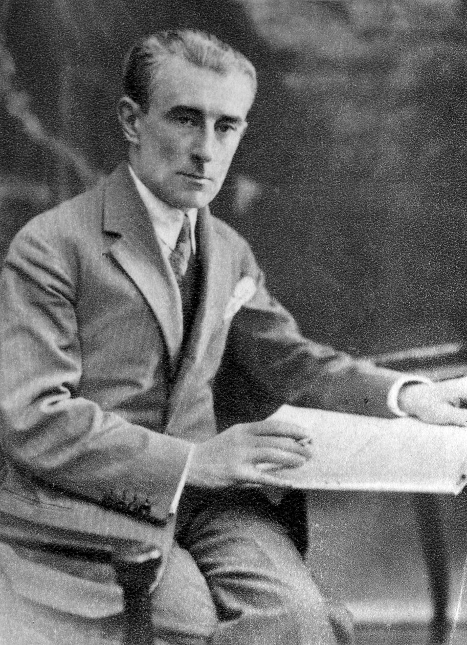 法国作曲家莫里斯·拉威尔（Maurice Ravel），1931年 作者 不明