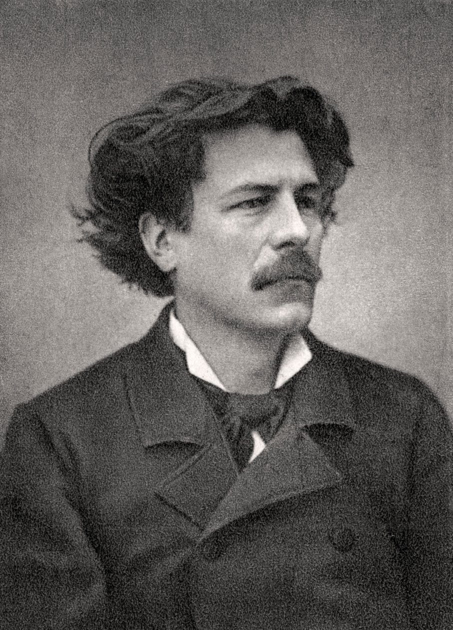 莫里斯·罗里纳特（Maurice Rollinat），法国诗人，1888年 作者 不明