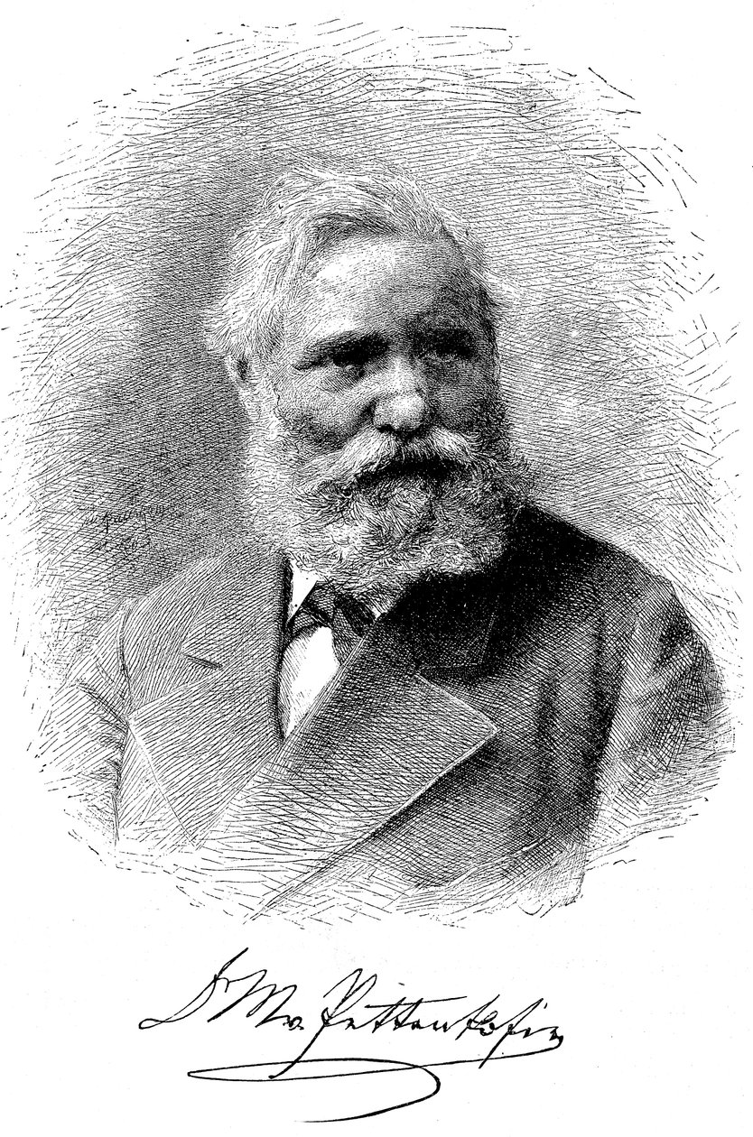 Max von Pettenkofer 1818-1901，德国化学家和医师 作者 不明