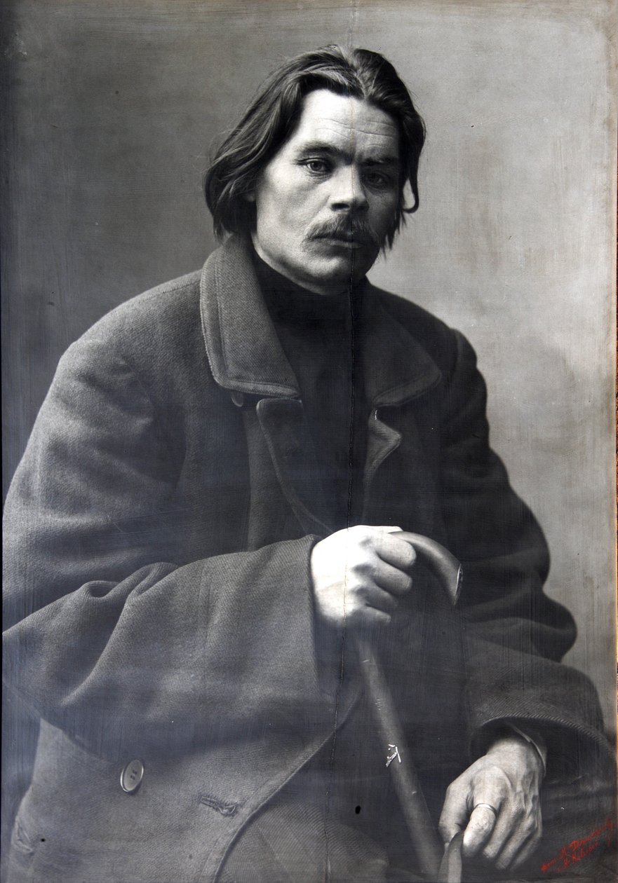 马克西姆·高尔基（Maxim Gorky），俄罗斯作家，c1901-c1902 作者 不明