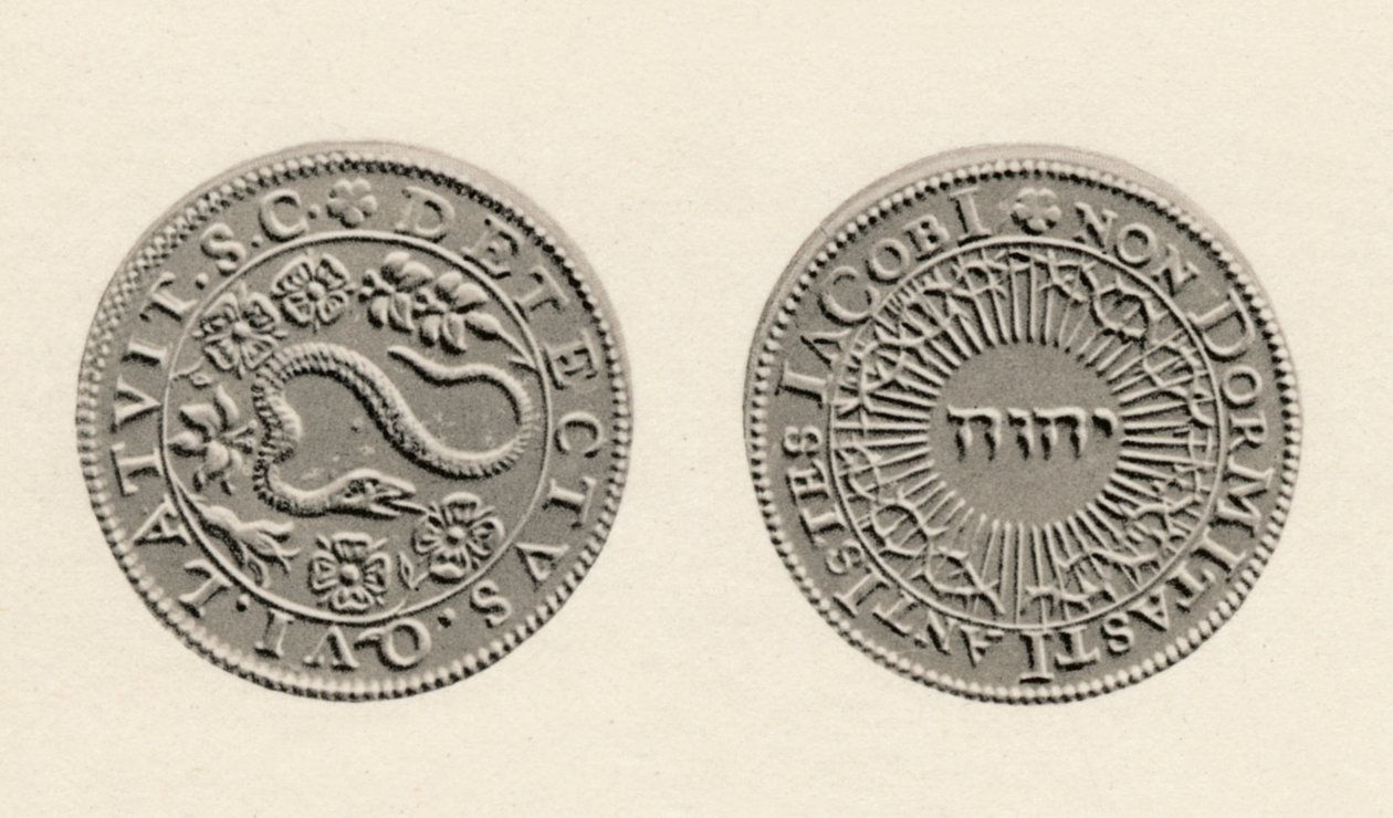 纪念火药发现的纪念章，1605年，1904年 作者 不明