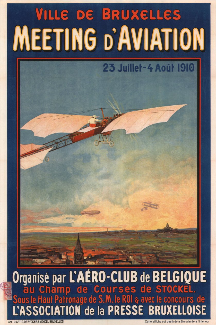 会议航空，1910年 作者 不明