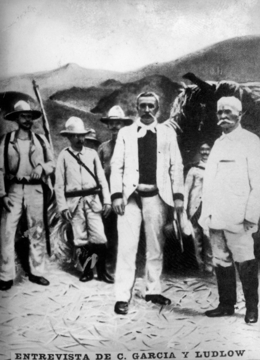 加西亚将军与拉德洛准将的会晤，1898年，1920年代 作者 不明