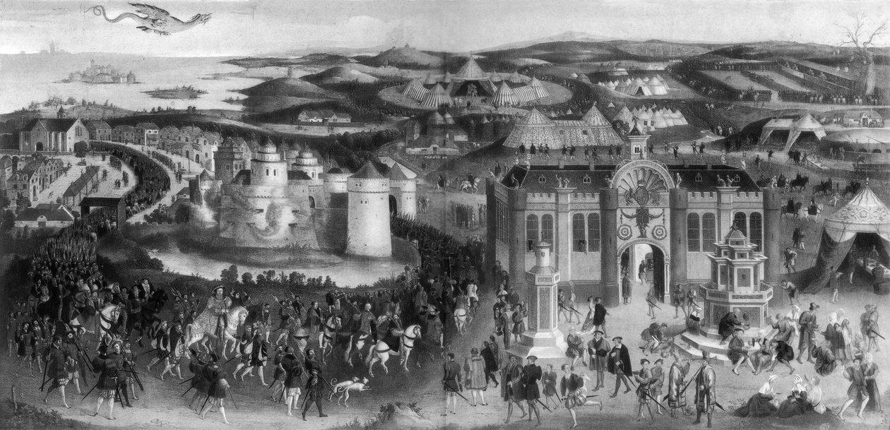 亨利八世和弗朗西斯一世的会面，1902年，黄金时代1520年， 作者 不明