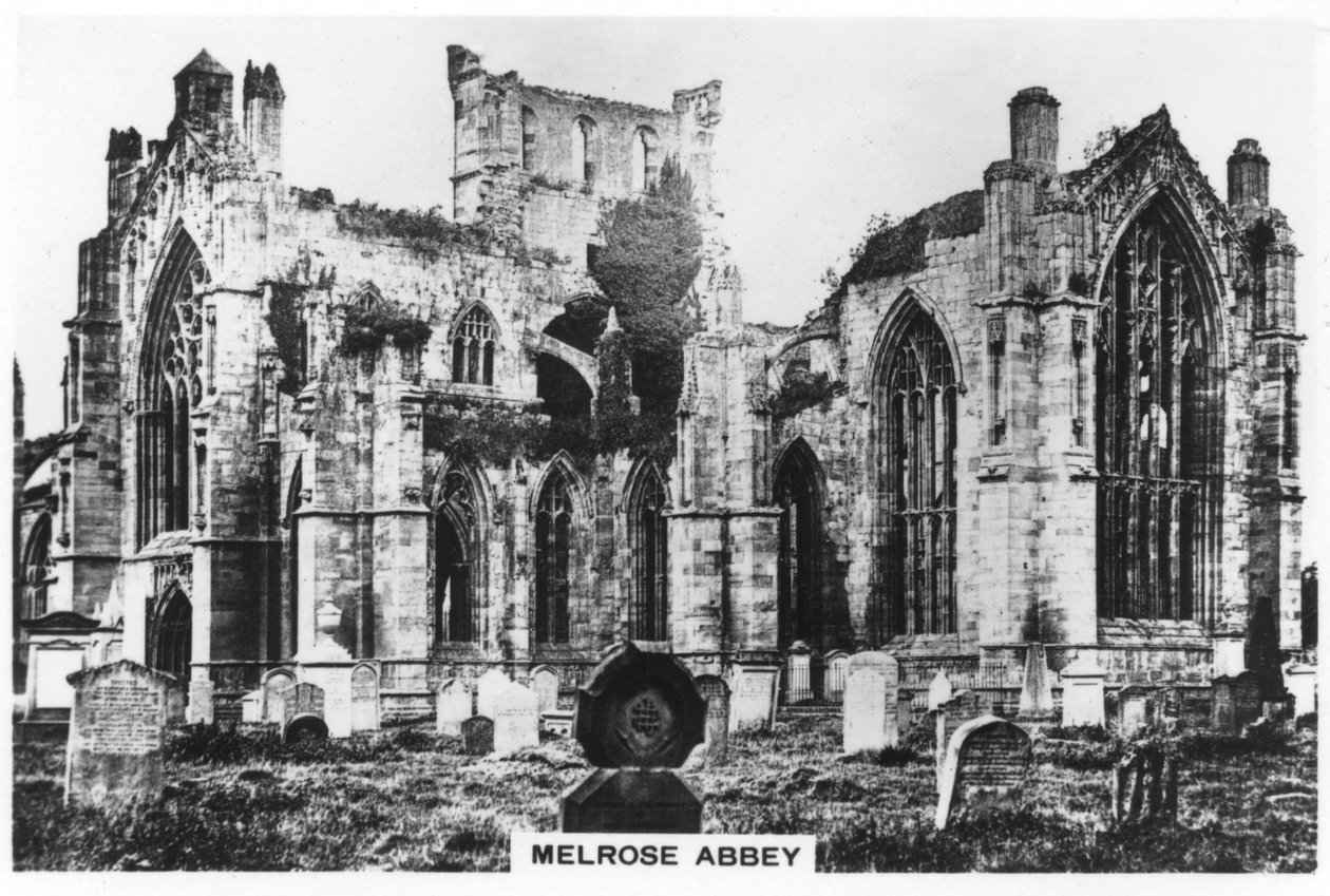 苏格兰梅尔罗斯修道院（Melrose Abbey），1936年 作者 不明