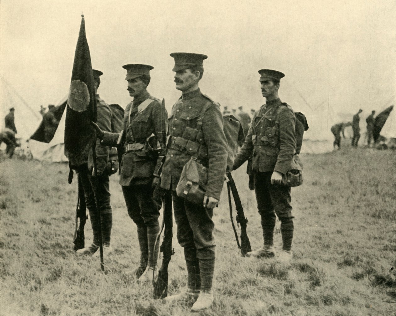帕特里夏公主加拿大轻步兵团的士兵，1915年，c1920。 作者 不明