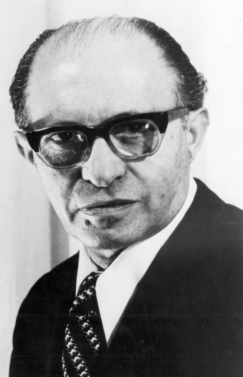 Menachem Begin，1913年至1992年，波兰出生的以色列政治家，1978年 作者 不明
