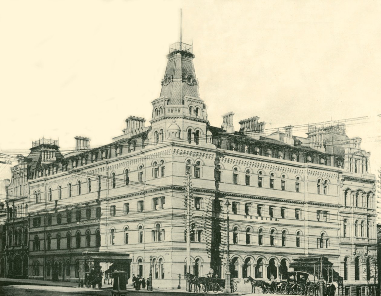 墨尔本孟席斯酒店，1901年。 作者 不明