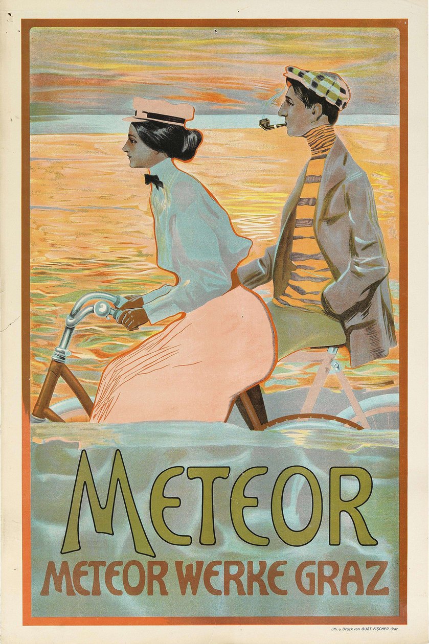 Meteor Werke Graz, 约1900年。 作者 不明