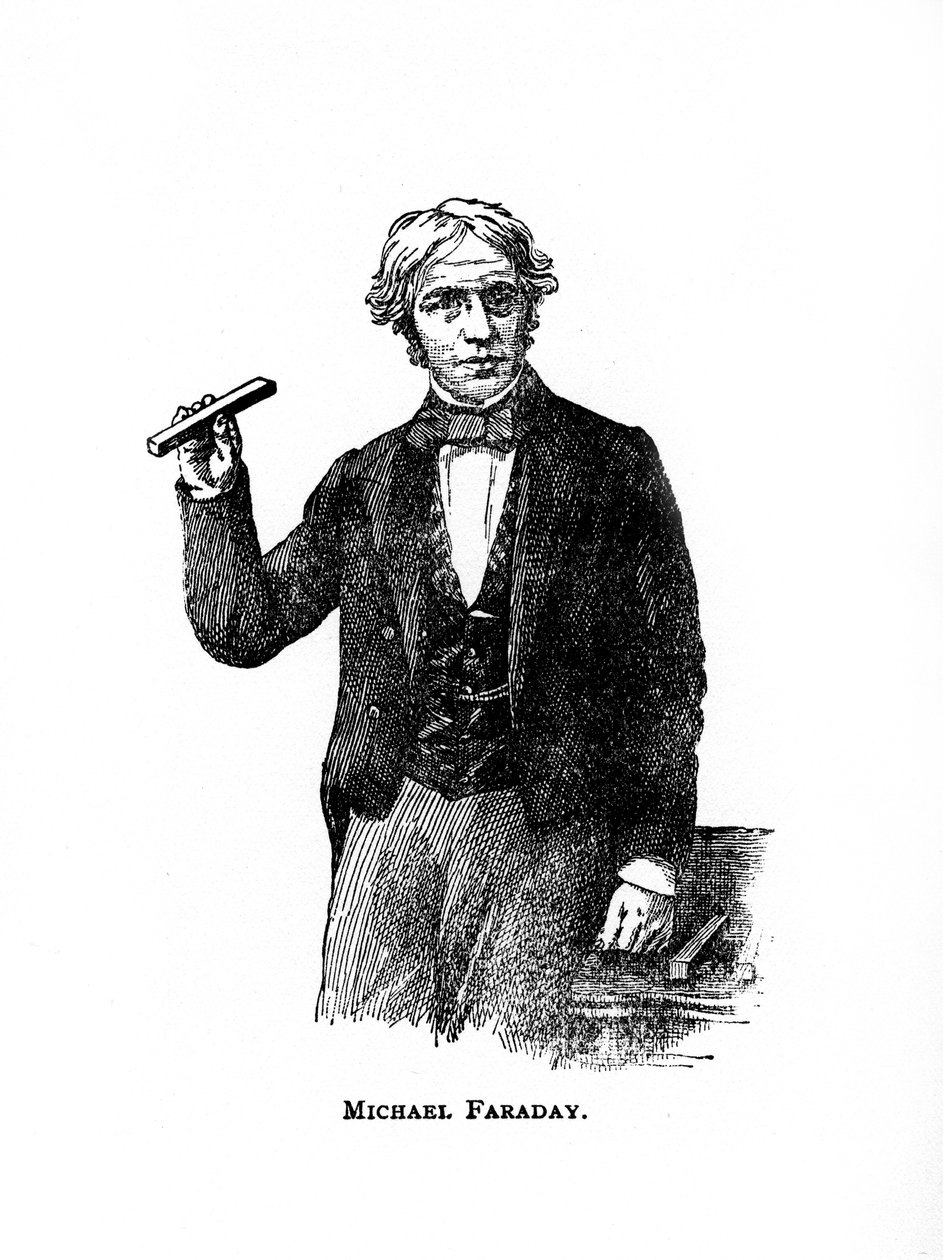 迈克尔·法拉第（Michael Faraday），十九世纪英国化学家和物理学家，二十世纪 作者 不明
