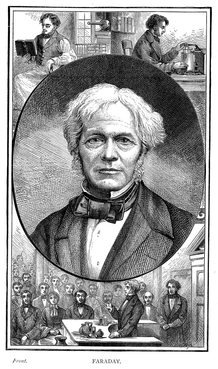 迈克尔·法拉第（Michael Faraday），英国物理学家和化学家，1881年 作者 不明