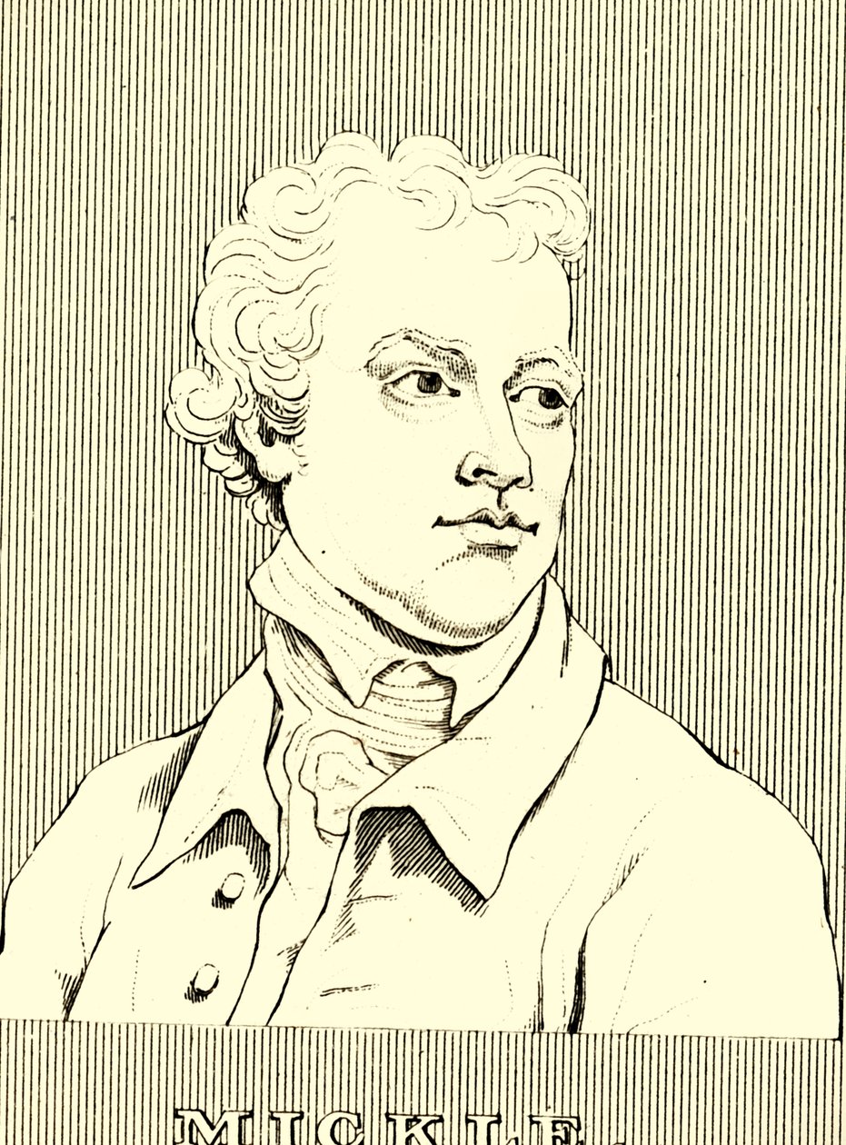 Mickle，1734-1788年，1830年。 作者 不明