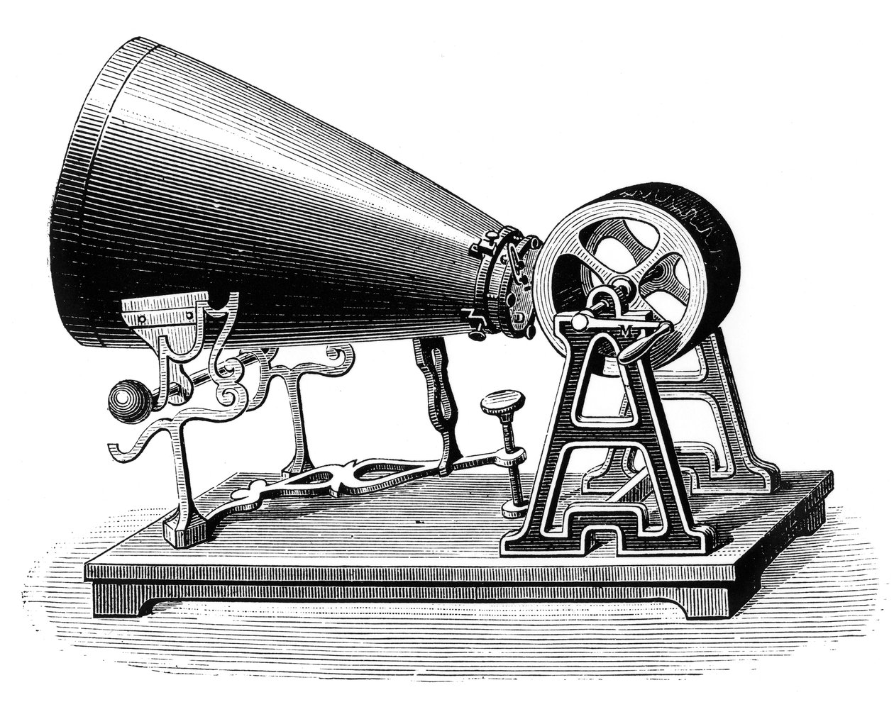19世纪中叶留声机，c1880 作者 不明