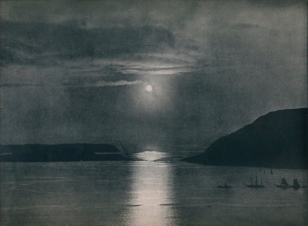 1914年在哈默菲斯特举行的《午夜太阳》。 作者 不明