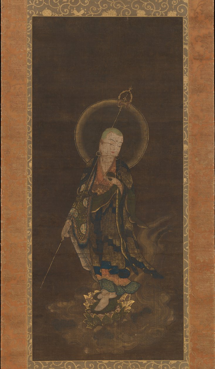 Mikaeri Jizo Bosatsu，14世纪。 作者 不明