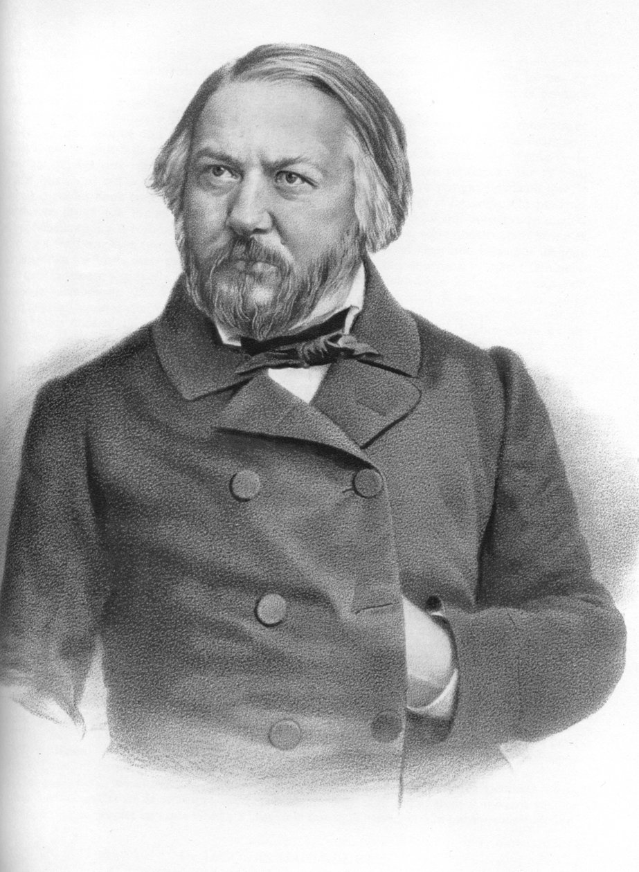 Mikhail Ivanovich Glinka 1804-1857，俄罗斯作曲家 作者 不明