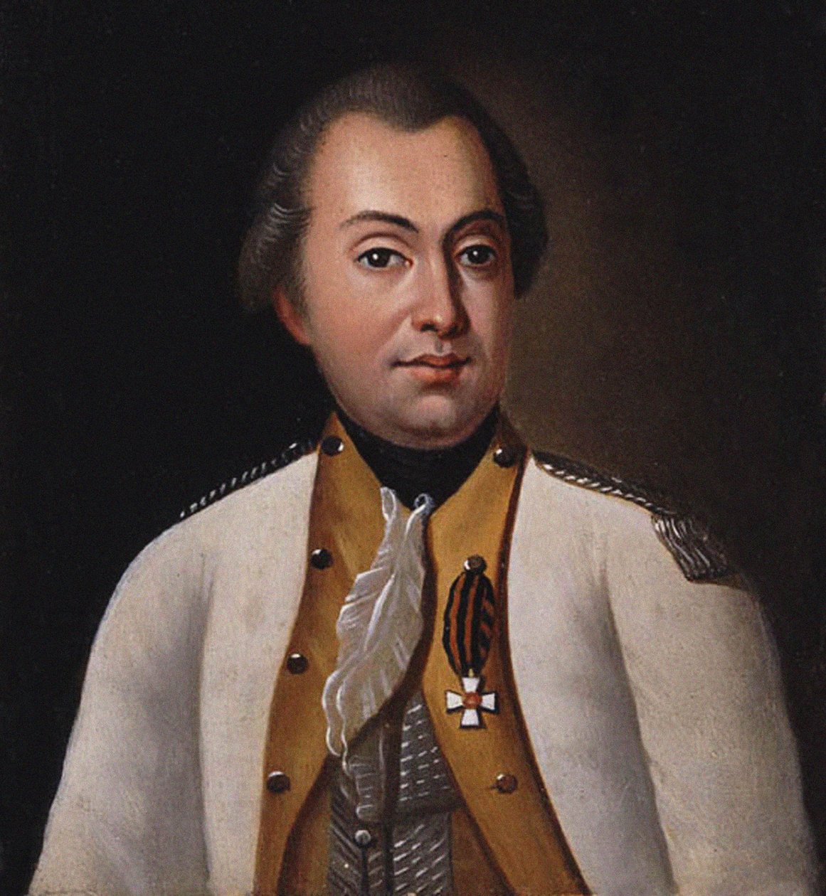 米哈伊尔·库图佐夫（Mikhail Kutuzov）身着卢甘斯克皮金纳团的制服，1788年，十九世纪 作者 不明
