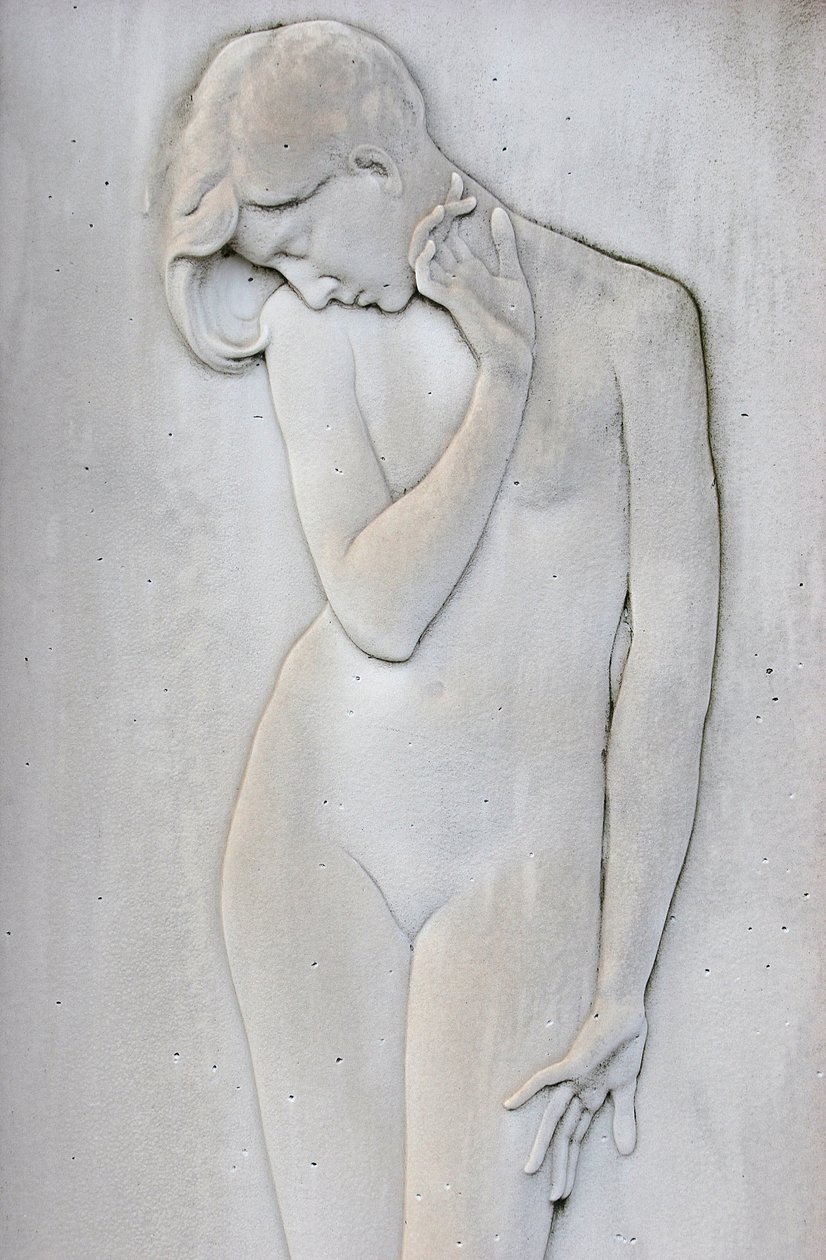 Milano monumental cemetery : woman, Milan, Italia 作者 不明