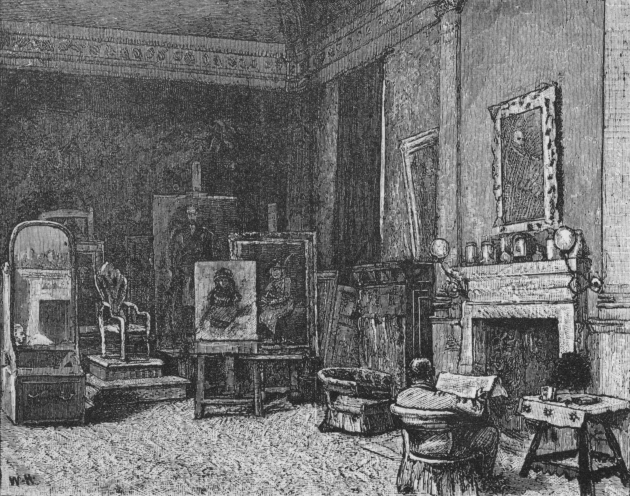 Millaiss Studio，1890年 作者 不明