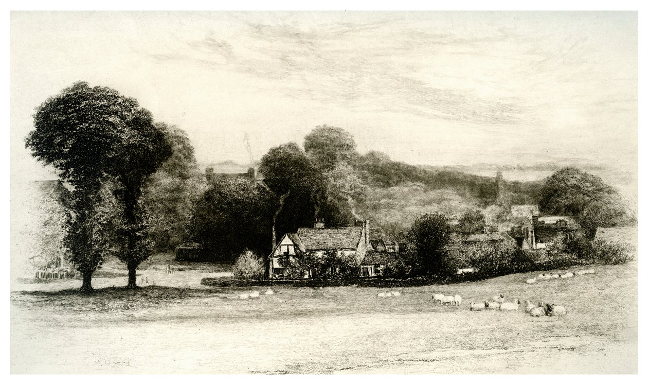 米尔顿小屋，白金汉郡Chalfont St Giles，1895年 作者 不明