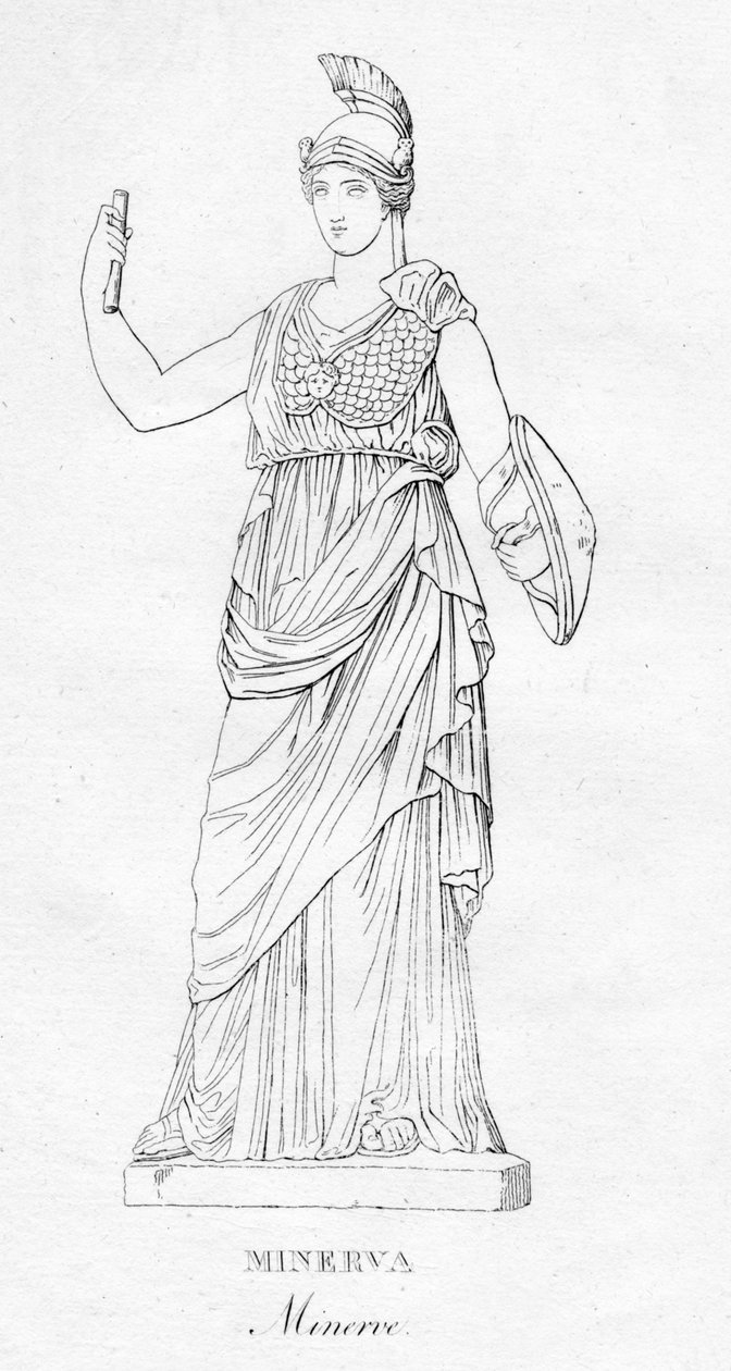 密涅瓦（Minerva）Minerve，c1850 作者 不明