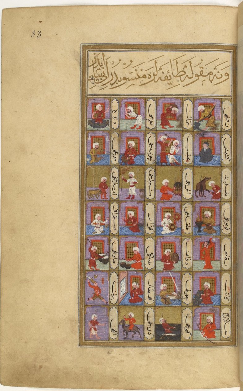 Seyyid Mohammed ibn Emir Hasan的Matâlial-saâdet微型画，1582年 作者 不明