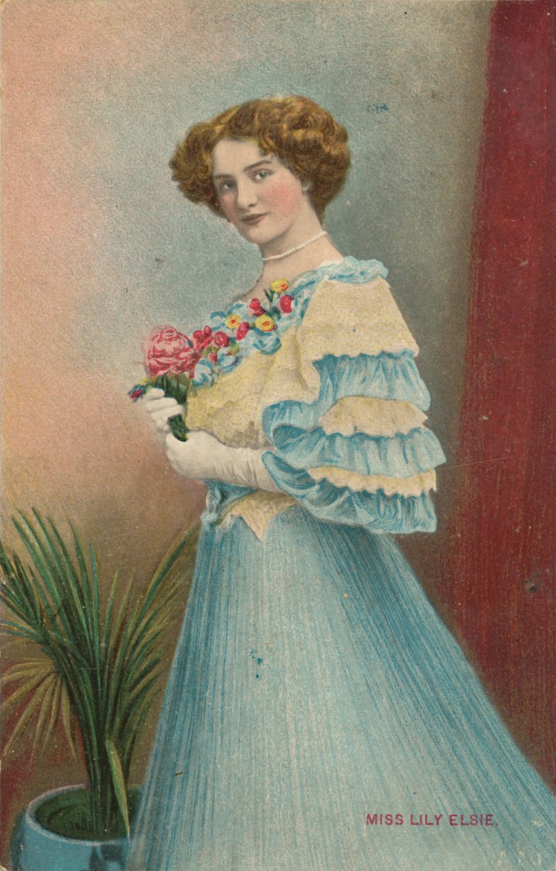 莉莉·艾西小姐（Lily Elsie），1886年至1962年，大约1930年。 作者 不明