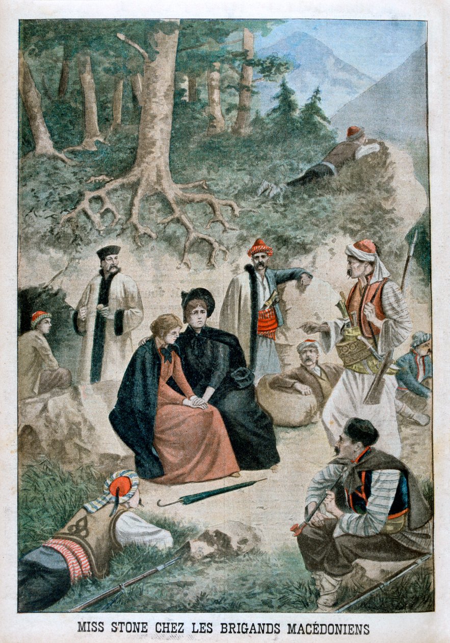 斯通小姐与马其顿人，1901年 作者 不明