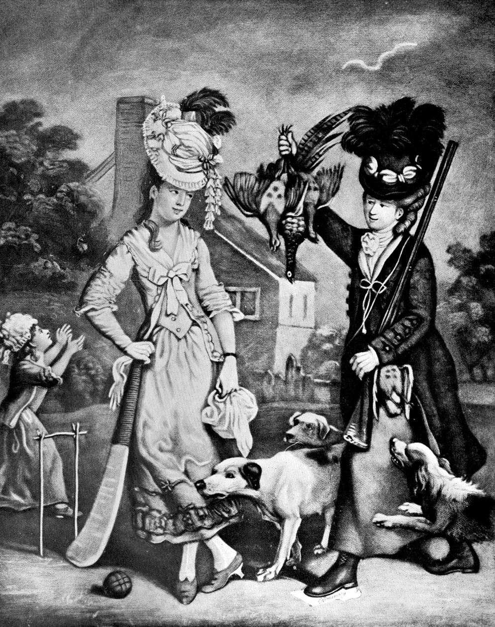Wicket小姐和Trigger小姐，1770年 作者 不明