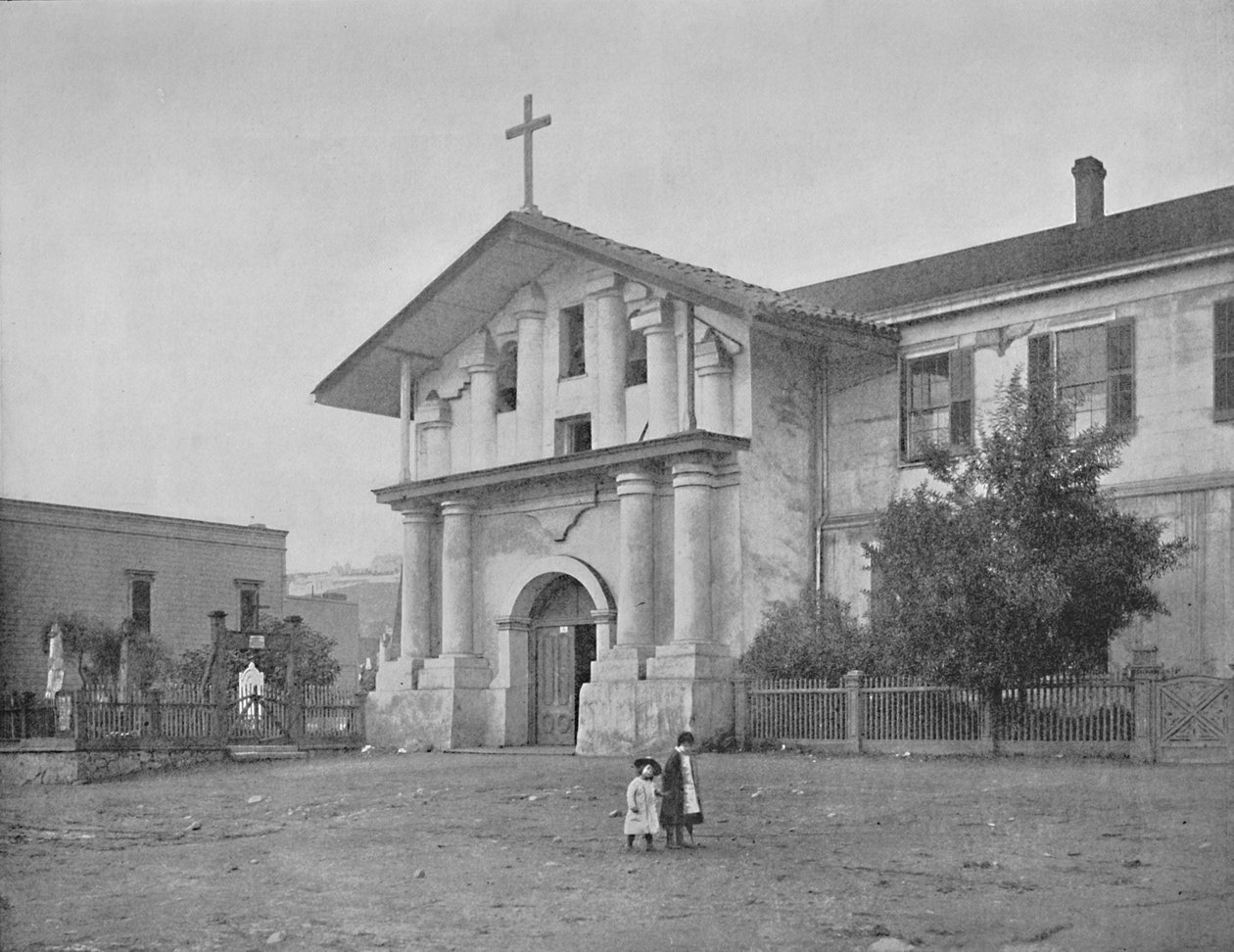 多洛雷斯任务（Mission Dolores），加利福尼亚州旧金山，c1897年。 作者 不明