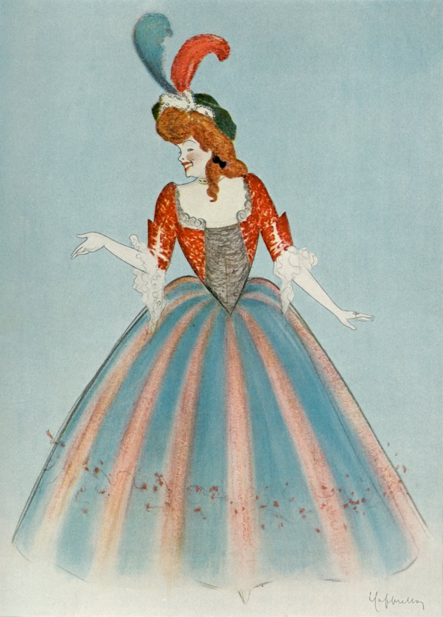 Rejane夫人-Montansier的角色。 -蒙塔尼尔（1904年）。 作者 不明