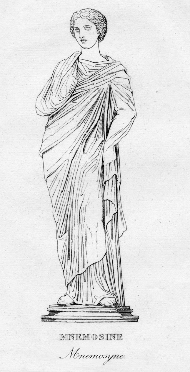 盐酸莫尼辛Mnemosyne，c1850 作者 不明