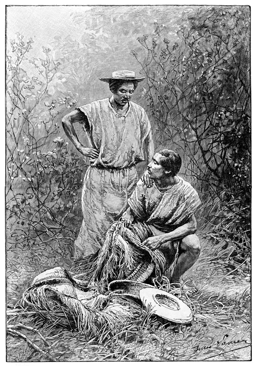 南美洲的莫霍斯印第安人，1895年 作者 不明